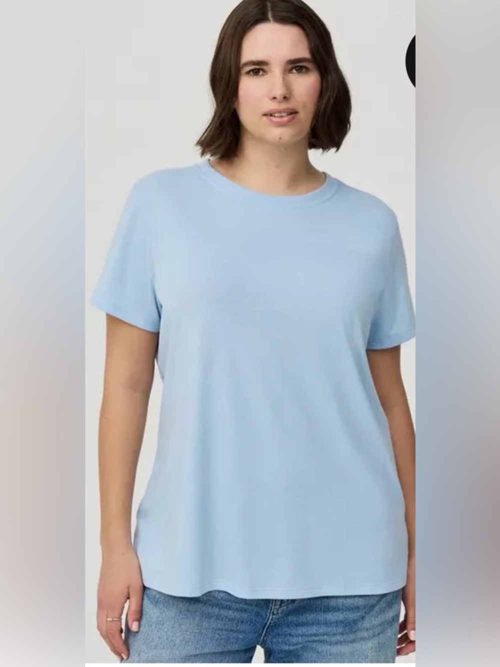 Torrid 4(4X)(26)Blue Classic Fit Signature Jersey Short Sleeve Crewneck T-Shirt